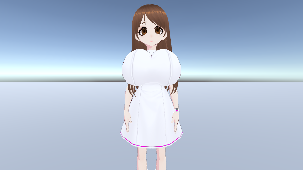LLM VR Kanojo Prototype（仮）の開発中メインヒロイン立ち絵